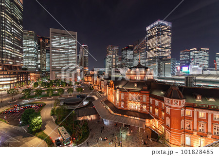 夜の東京駅 夜の東京駅 101828485