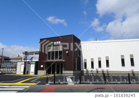 岩手の駅　2023年3月開業の新駅　JR前潟駅 101830245