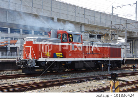 オヤ31甲種 DE10入換 松任駅 101830424