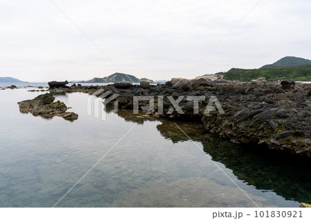 沖縄県渡嘉敷島の自然の景色 沖縄県渡嘉敷島の自然の景色 101830921