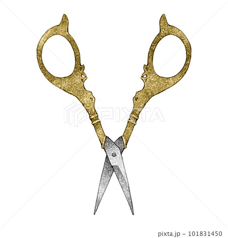 Antique Scissors, Vectors