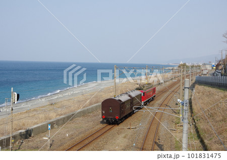 えちごトキめき鉄道 オヤ31甲種 EF510 青海付近 101831475