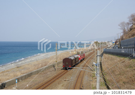 えちごトキめき鉄道 オヤ31甲種 EF510 青海付近 101831479