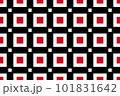 Geometric pattern in the colors of the national flag of Yemen. The colors of Yemen. 101831642