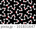 Geometric pattern in the colors of the national flag of Yemen. The colors of Yemen. 101831647