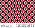 Geometric pattern in the colors of the national flag of Yemen. The colors of Yemen. 101831651