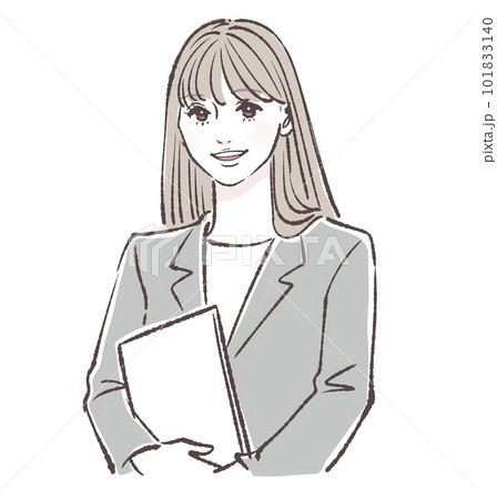 女性 スーツ 女の子 ol リクルート ビジネス 仕事 面接 就職 就職活動 転職 新入社員 上司  101833140