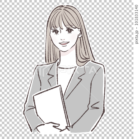 女性 スーツ 女の子 ol リクルート ビジネス 仕事 面接 就職 就職活動 転職 新入社員 上司  101833140