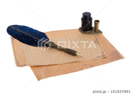 vintage letter isolated 101835991