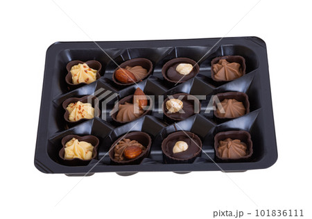 chocolate candies isolated 101836111