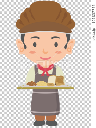 Clerk of a bakery Clerk of a bakery 101837753