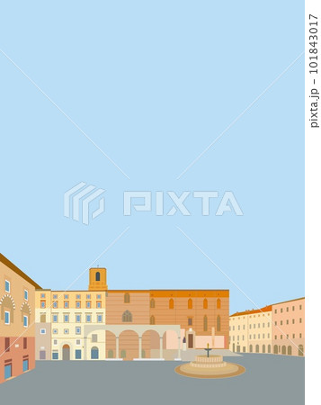 11月4日広場　piazza　quattro　novembre　ペルージャ　perugia　イタリア 101843017
