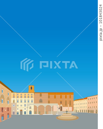 11月4日広場　piazza　quattro　novembre　ペルージャ　perugia　イタリア 101843024
