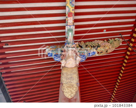 滝山東照宮（岡崎市）拝殿の彫刻 101843384