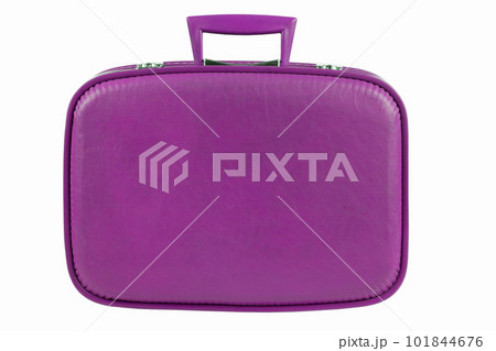 Vintage blue suitcase isolated on white background. Vintage blue suitcase isolated on white background. 101844676
