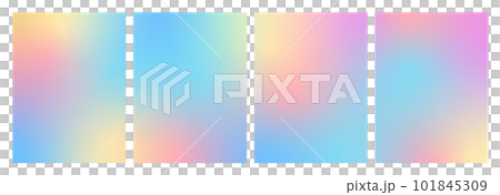 Rainbow color gradient background illustration Vector gradient for posters, flyers and banners 101845309