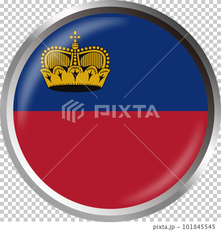 世界國旗圖標 ☆ 列支敦士登 Liechtenstein ☆ 101845545