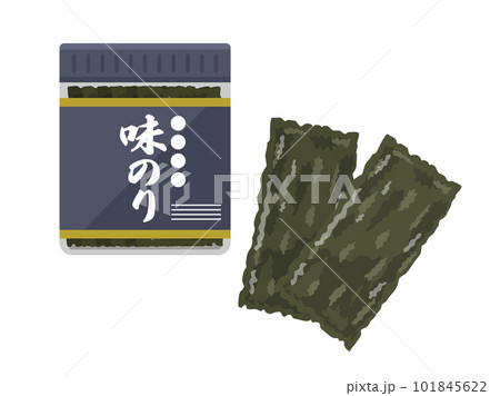 容器に入った、味付け海苔のイラスト 101845622