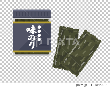 容器に入った、味付け海苔のイラスト 101845622