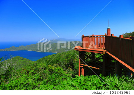 【愛媛県】権現山展望台から見た佐田岬半島 101845963