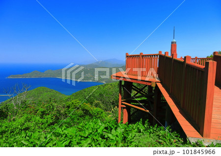 【愛媛県】権現山展望台から見た佐田岬半島 101845966