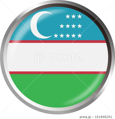 世界の国旗アイコン☆ウズベキスタンUzbekistan☆ 世界の国旗アイコン☆ウズベキスタンUzbekistan☆ 101846201