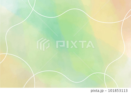 パステルで描いたようなマルチカラーの抽象的背景(流体シェイプつき) パステルで描いたようなマルチカラーの抽象的背景(流体シェイプつき) 101853113