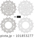 花の装飾文様 101853277