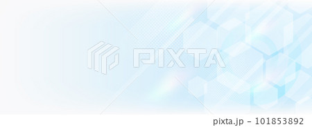 水色　青い　背景　幾何学　フレーム 101853892