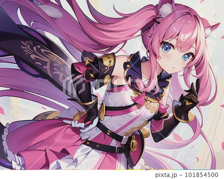 女性,女の子,イラスト,アニメ,漫画,美少女,萌え,キャラクター,コスプレ,二次元,デジタル,日本, 101854500