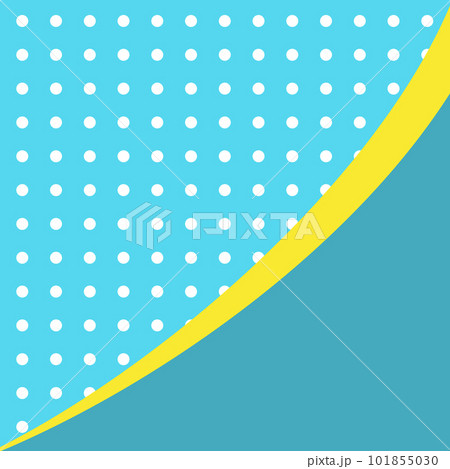 曲線の抽象背景に水玉模様 101855030