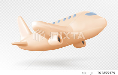 Isolated 3d plane vector, jet flight and travel Isolated 3d plane vector, jet flight and travel 101855479