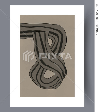 Abstract way chaotic form wall art print Abstract way chaotic form wall art print 101857226