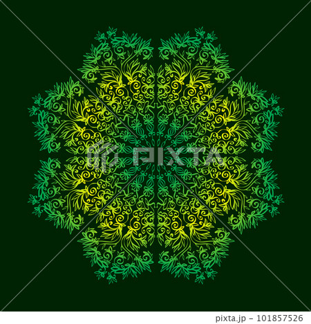 Abstract colorful mandala 101857526