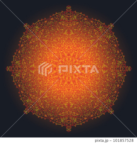Abstract colorful mandala 101857528