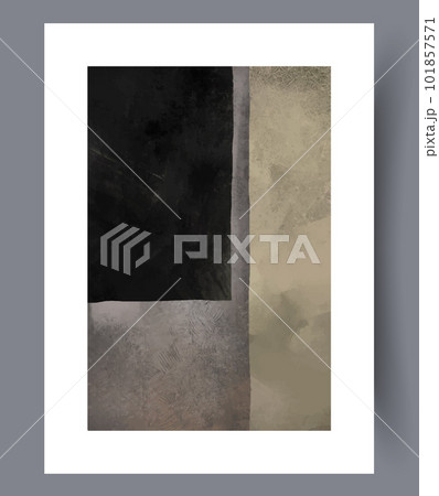 Abstract scandinavian geometry wall art print 101857571