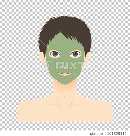 男性臉包插畫素材 男性臉包插畫素材 101859315