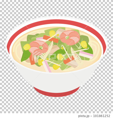 ちゃんぽん麺のイラスト 101861252