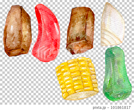 水彩插圖 手繪插圖 101861817