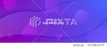Digital Background. Vibrant Creative Design. Geometric Website. Color Digital 101862070
