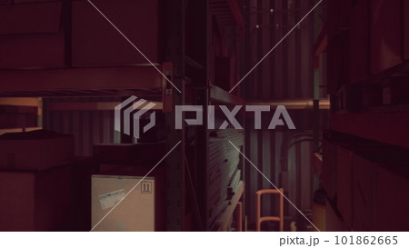 Warehouse storage of retail merchandise shop 101862665