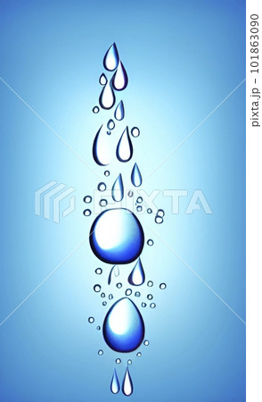 Close up water drop splash 101863090