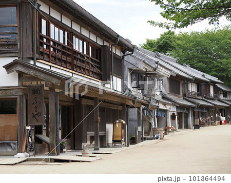 千葉県立房総のむら 商家の街並み 千葉県立房総のむら 商家の街並み 101864494