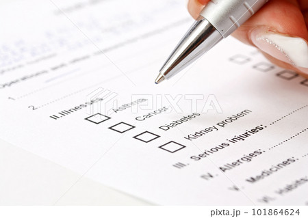 Medical history questionaire Medical history questionaire 101864624