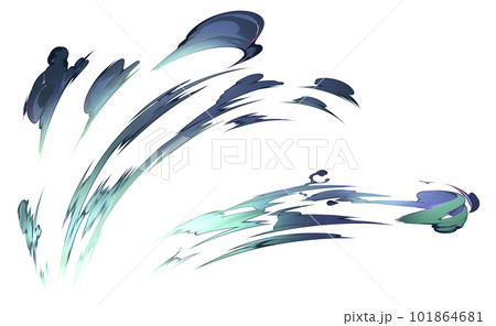 斬撃スラッシュ　カラー07A 101864681