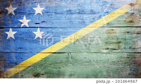 Flag of the Solomon Islands 101864987