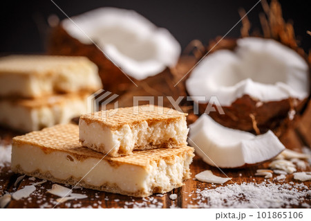 Homemade white chocolate Homemade white chocolate 101865106