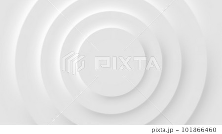 Background with white and gray color circles, layout vector design for presentation, flyer, poster, banner. Geometric illustration in force neomorphism. 101866460
