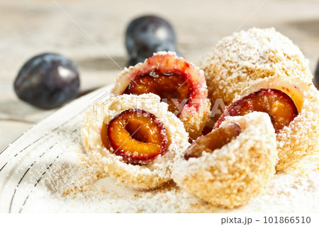Plum dumplings Plum dumplings 101866510