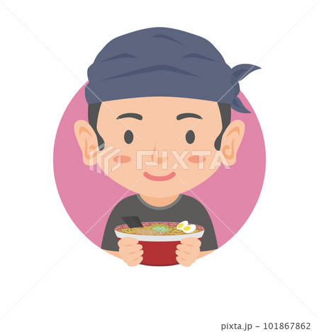 ラーメン屋の店員 アイコン ラーメン屋の店員 アイコン 101867862